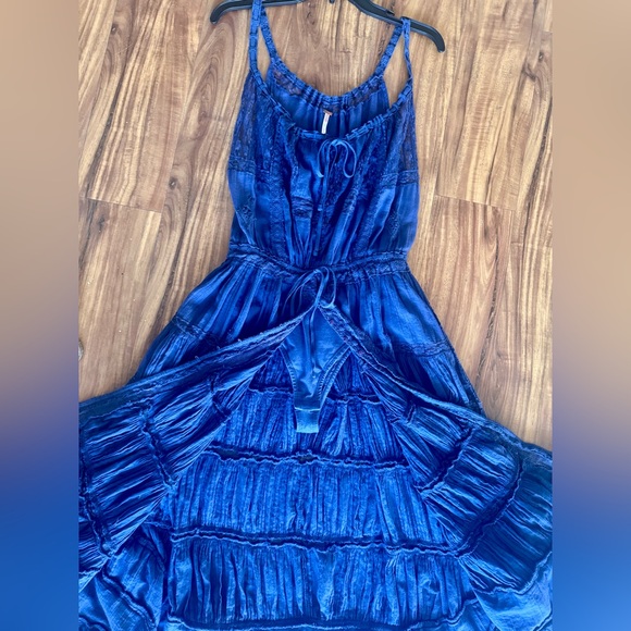 Free People Intimately Dolly Bodysuit Maxi - Small, Blue - Picture 5 of 8